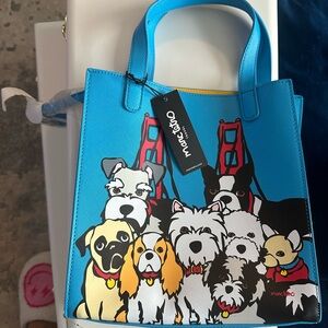 Cute Marc Tetro shopping tote Exclusive never used.NEW cutest bag for Dog lovers